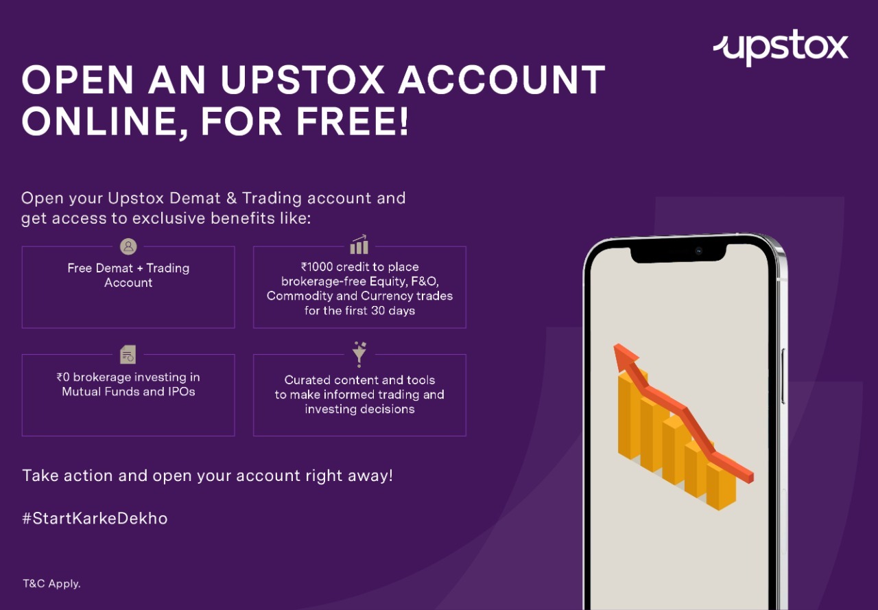 Open Upstox Demat/Trading account